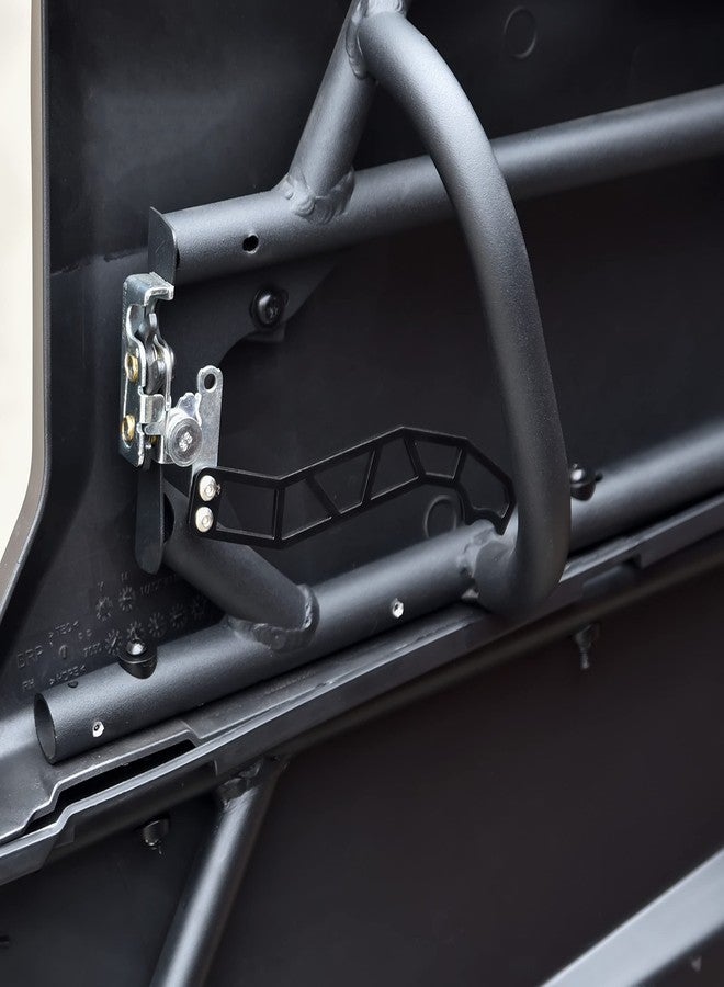 SAUTVS 4PCS Metals Door Handles for Can Am X3 MAX, Black Powder Coating Door Latches for Can-Am Maverick X3 X DS RS Turbo R Max 4 Door Models Accessories - Image 2